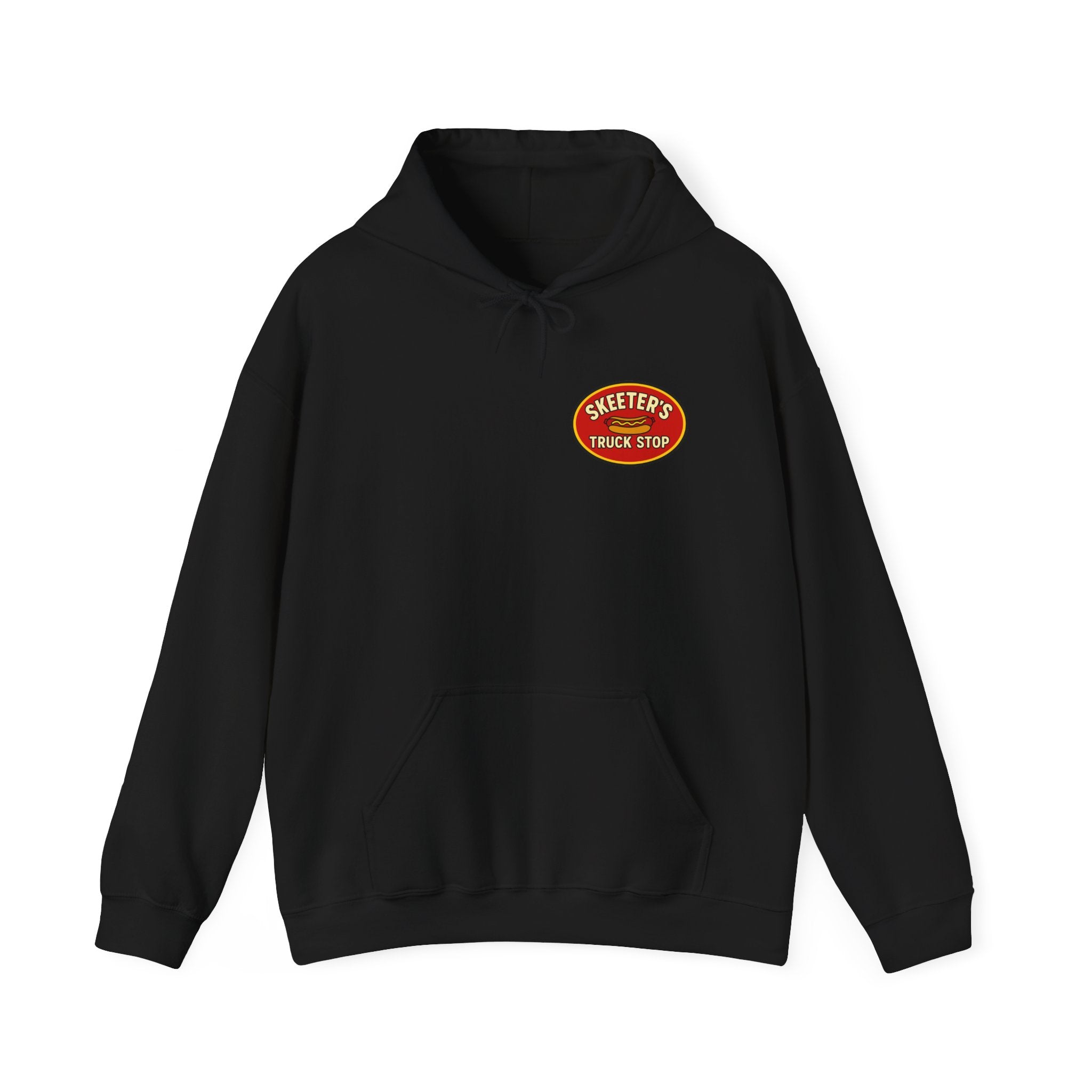 Skeeter’s “Plug Into Darkness” Unisex Hoodie – Power Out? So Am I.