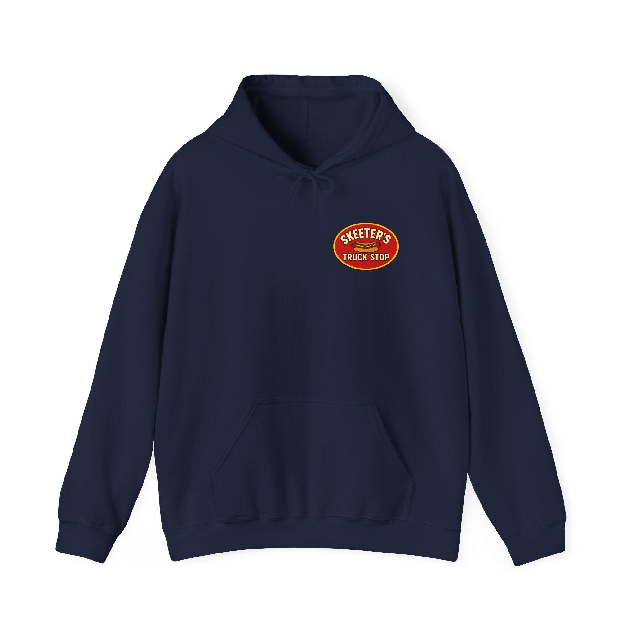 Skeeter’s “Plug Into Darkness” Unisex Hoodie – Power Out? So Am I.